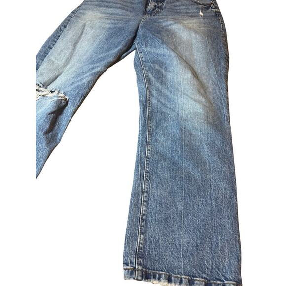 Loft jeans high waisted straight crop size 29 in excellent condition - Picture 2 of 13